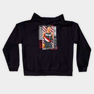 Anfernee Simons Paper Poster Version 10 Kids Hoodie